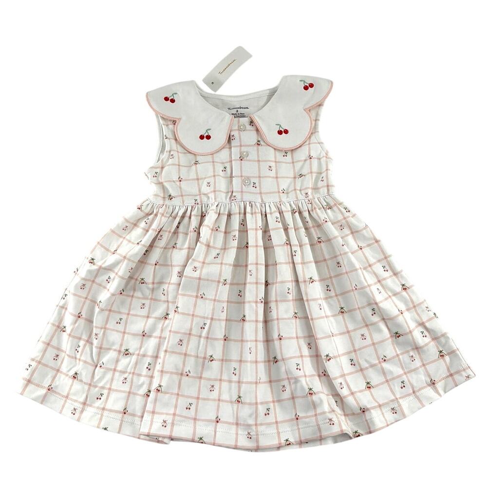Tecomoabesos Cherry Pima Dress Pink Size 3T